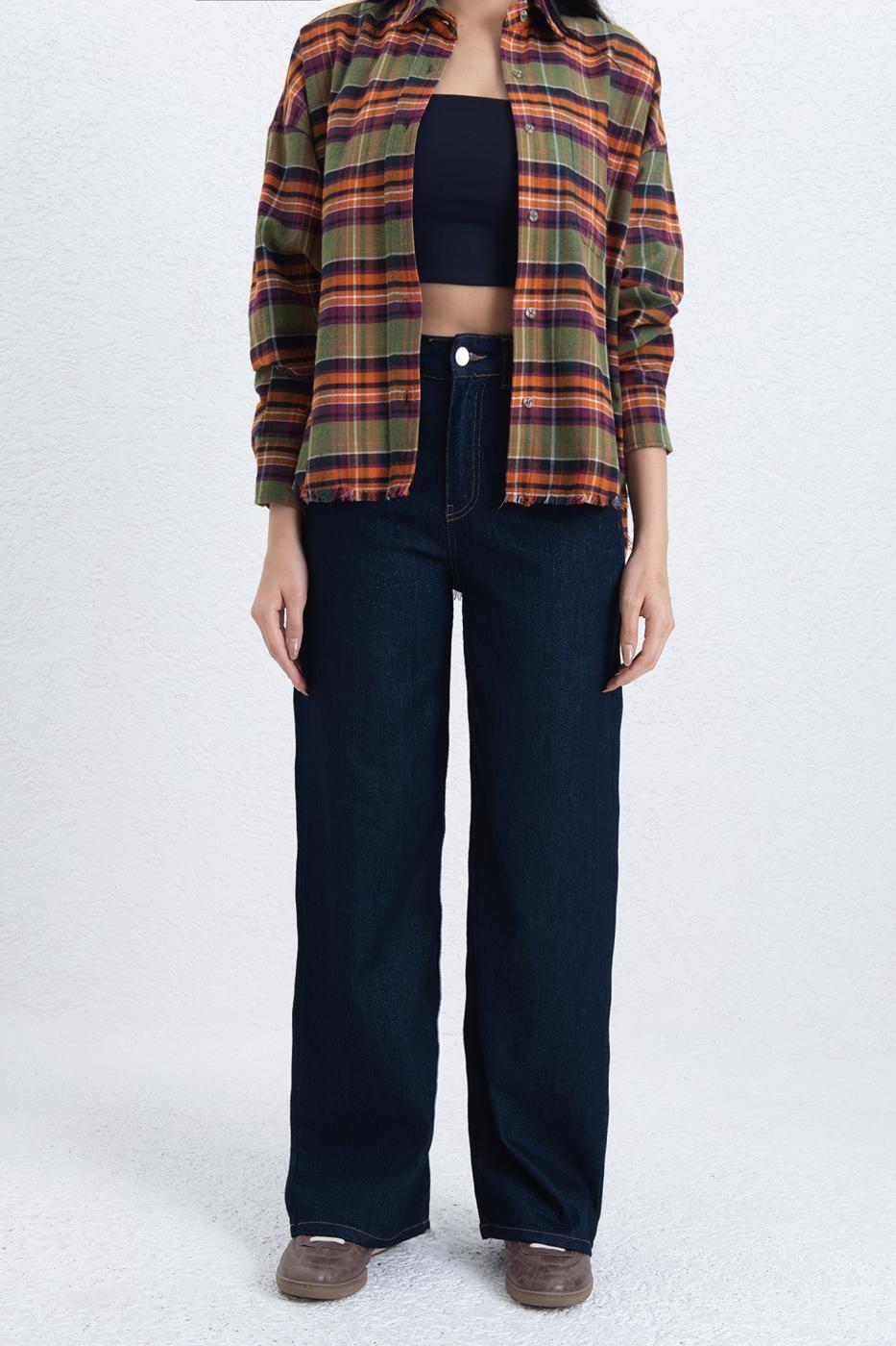 Plaid Shirt Green
