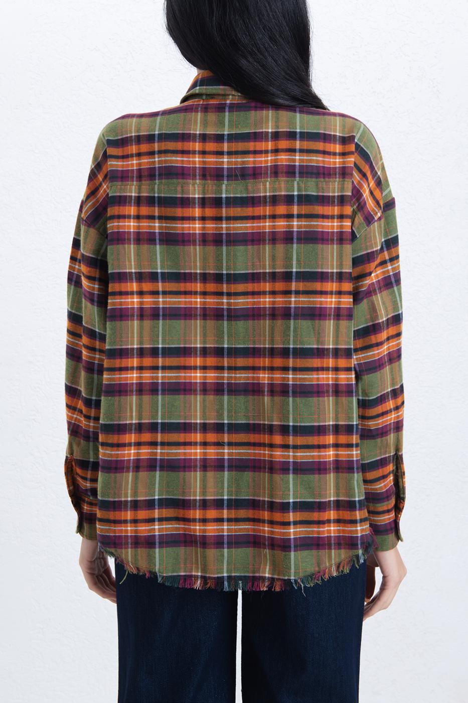 Plaid Shirt Green