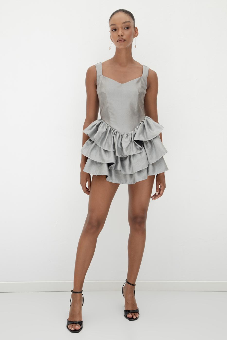 Ruffle Mini Dress