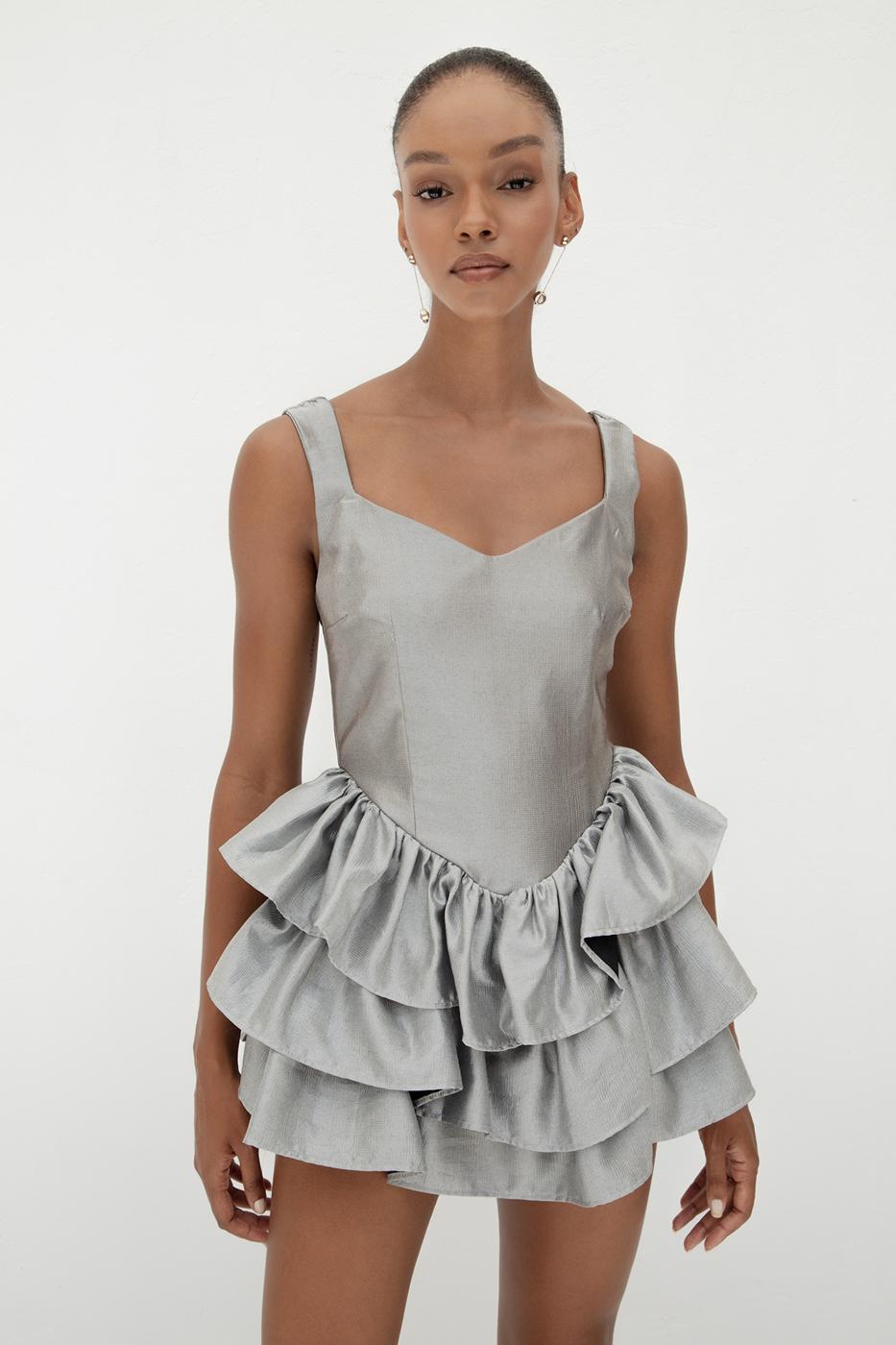 Ruffle Mini Dress