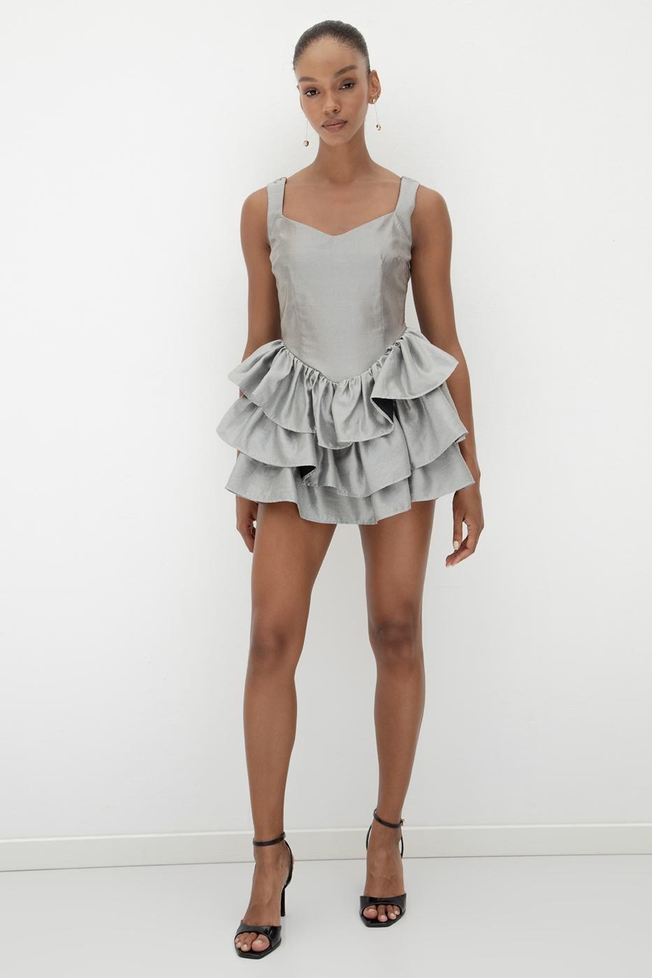 Ruffle Mini Dress