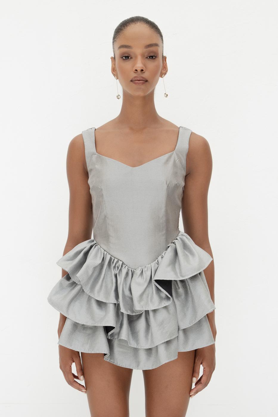 Ruffle Mini Dress