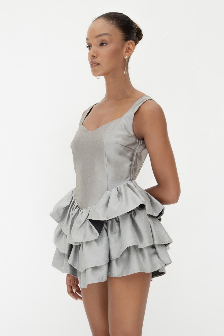 Ruffle Mini Dress