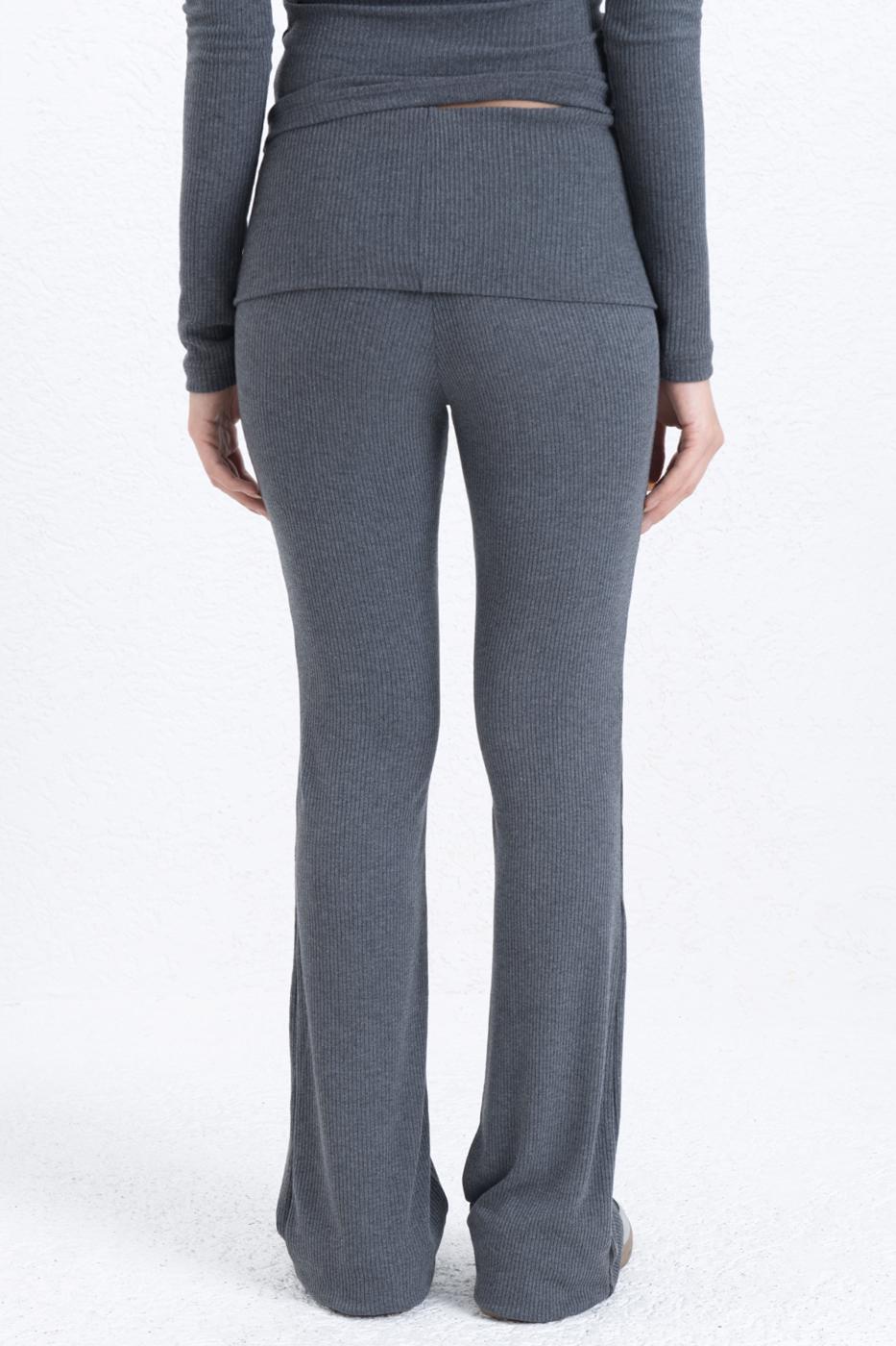 Corduroy Slim Fit Trousers Grey