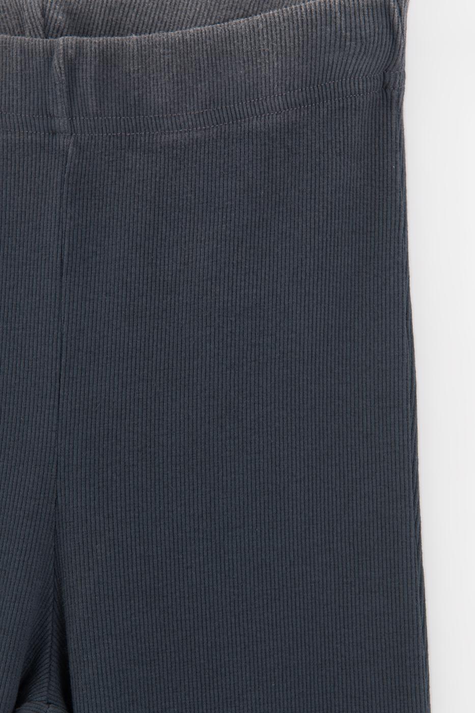 Ribbed Leggings Trousers Grey