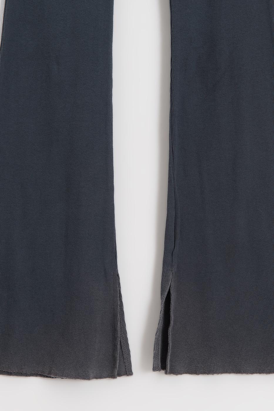 Ribbed Leggings Trousers Grey