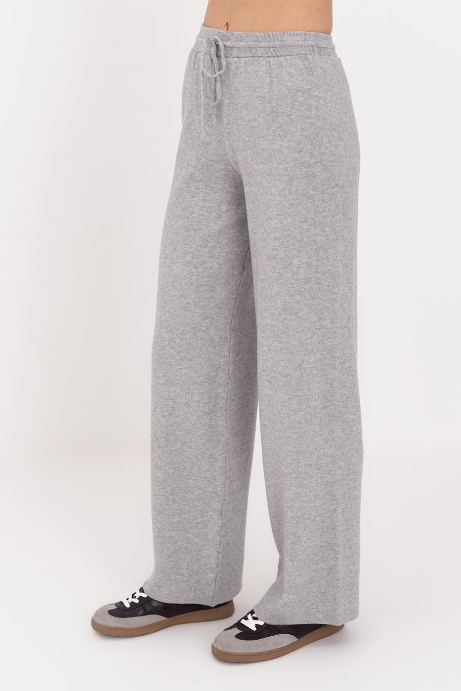 Wide Leg Knitted Trousers