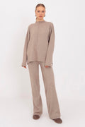 Wide Leg Knitted Trousers