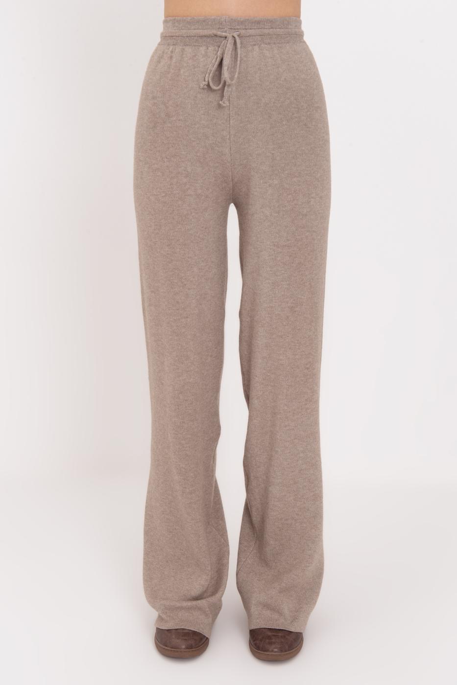Wide Leg Knitted Trousers