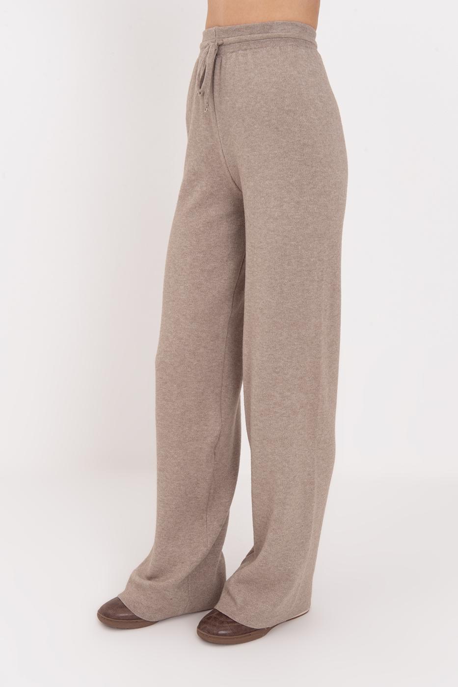 Wide Leg Knitted Trousers