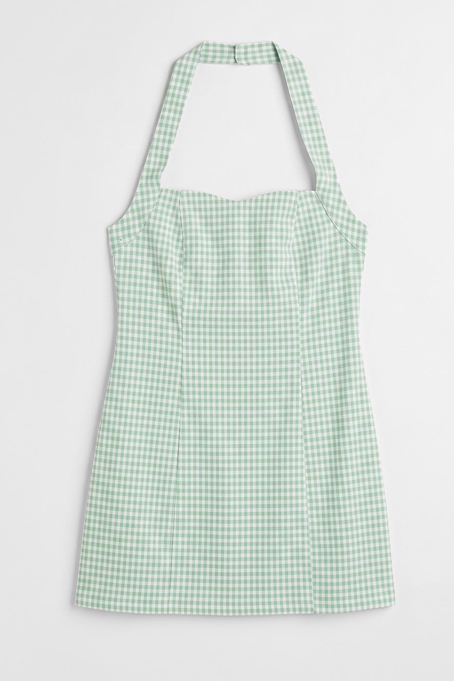 Halter Mini Dress Mint
