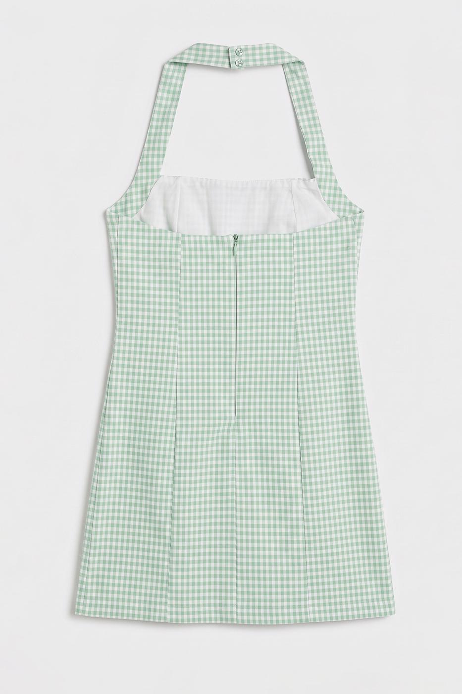 Halter Mini Dress Mint