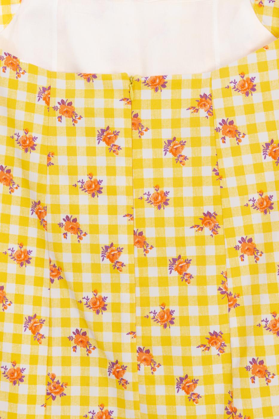 Halter Mini Dress Yellow