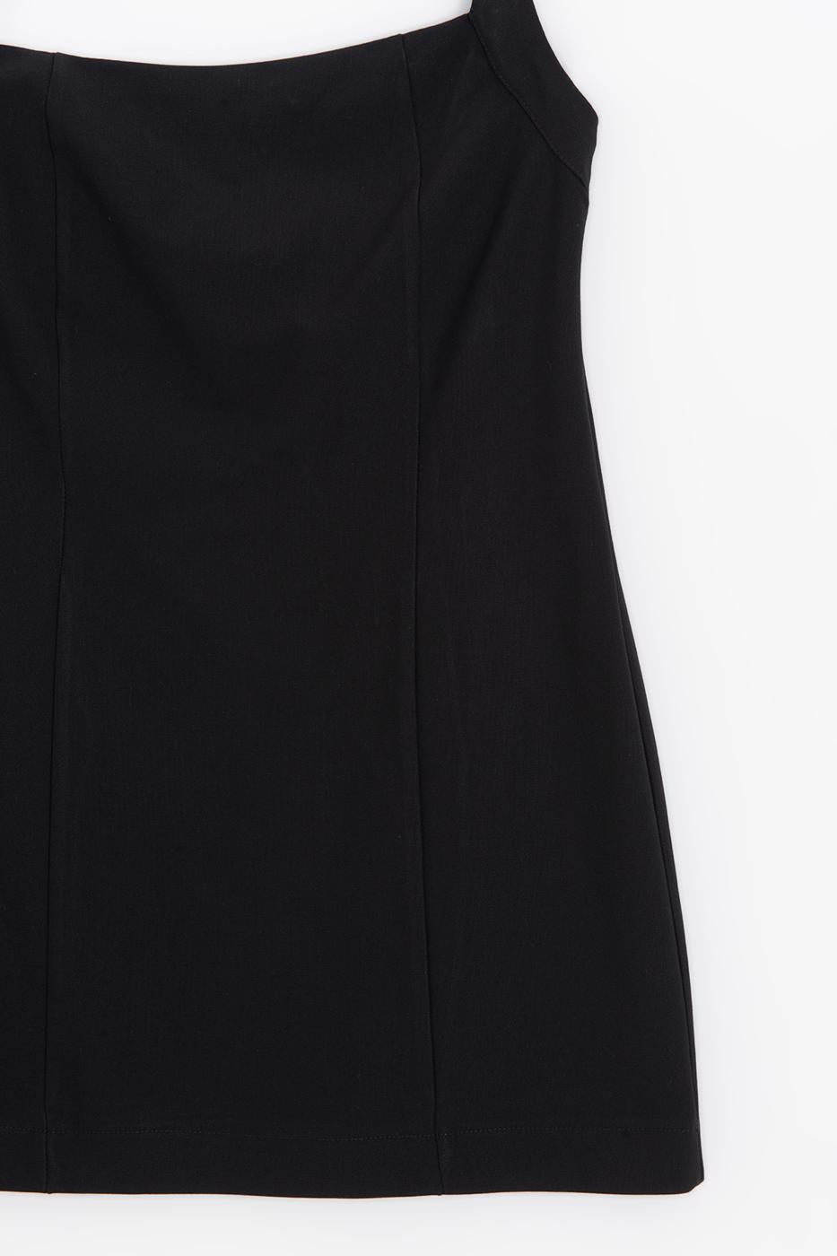 Halter Mini Dress Black