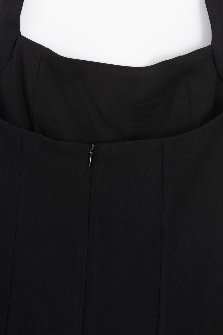 Halter Mini Dress Black