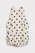 Halter Neck Balloon Blouse Ecru