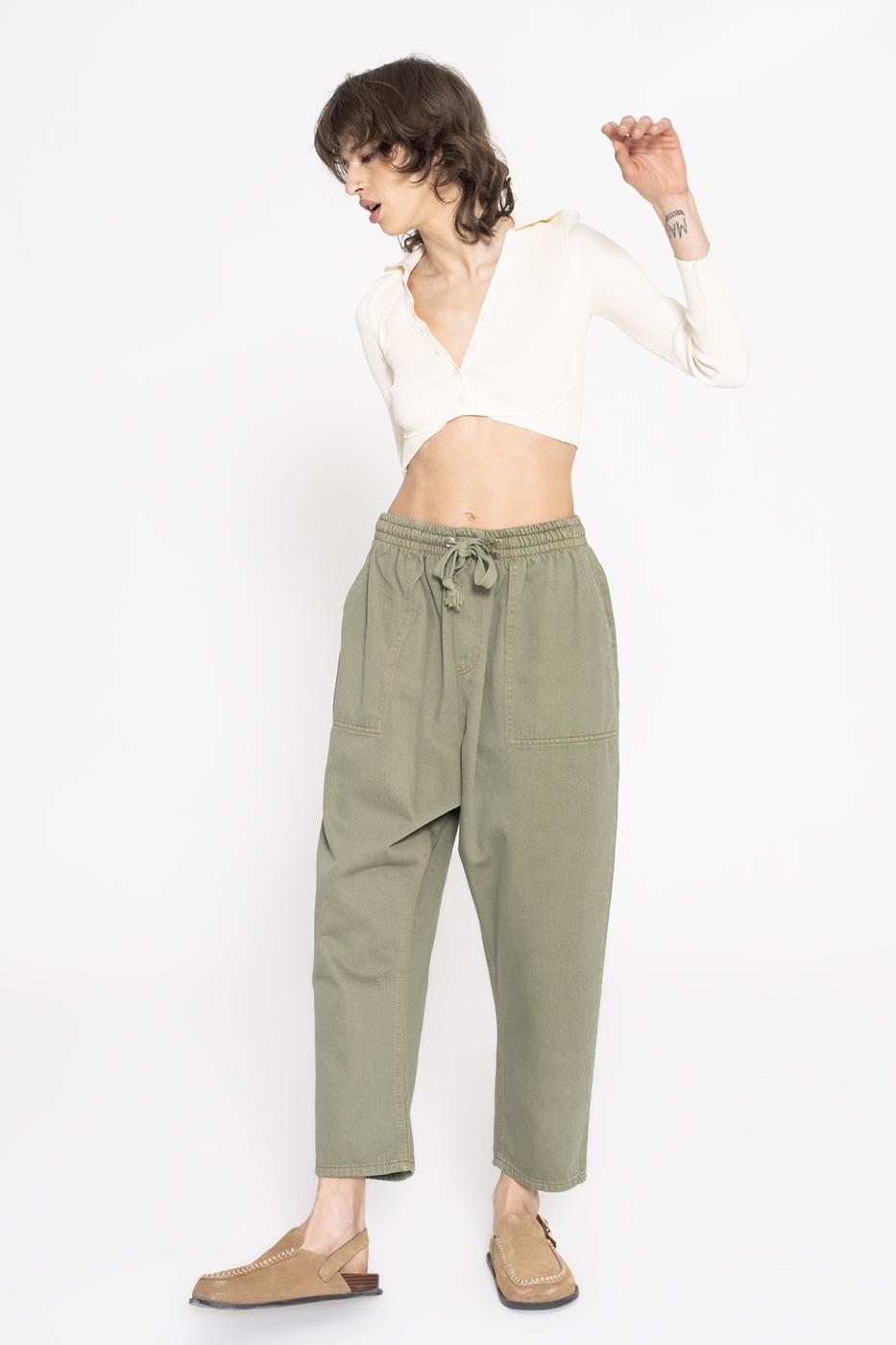 Carrot Pants Khaki