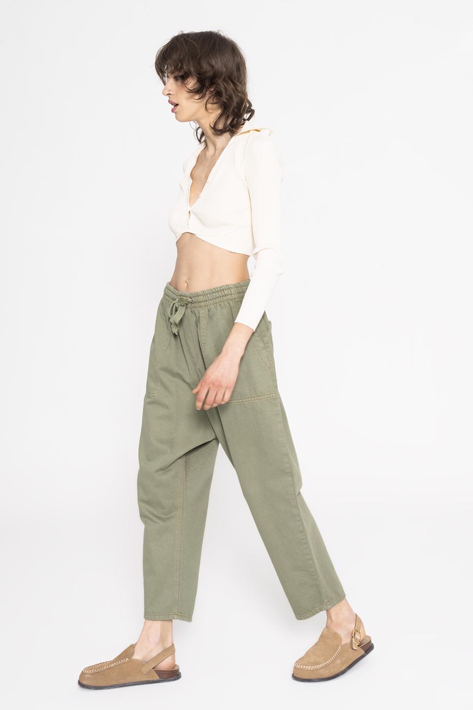 Carrot Pants Khaki
