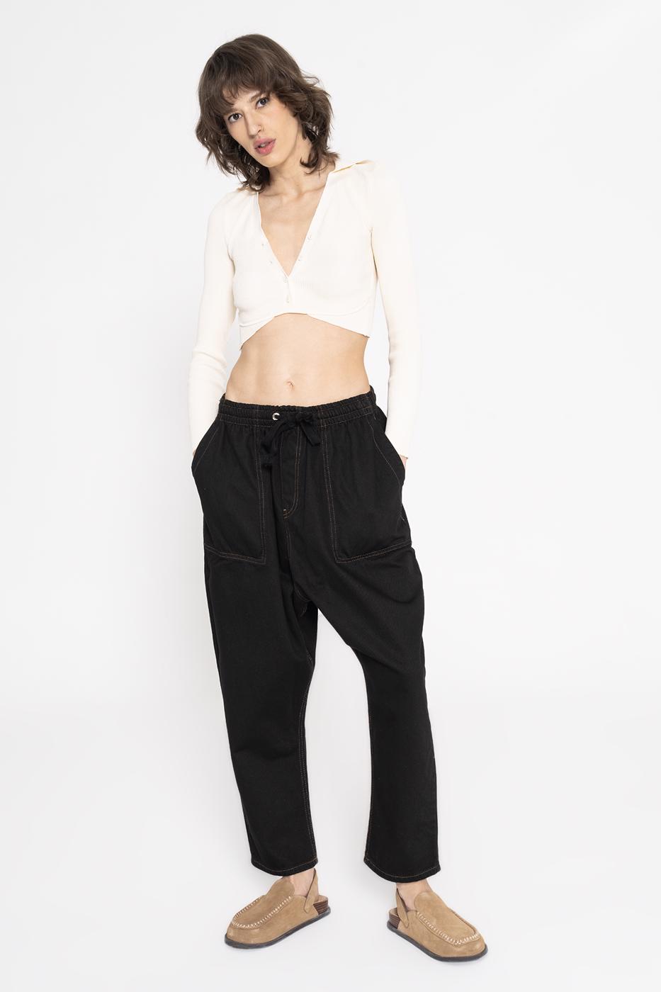 Carrot Pants Black