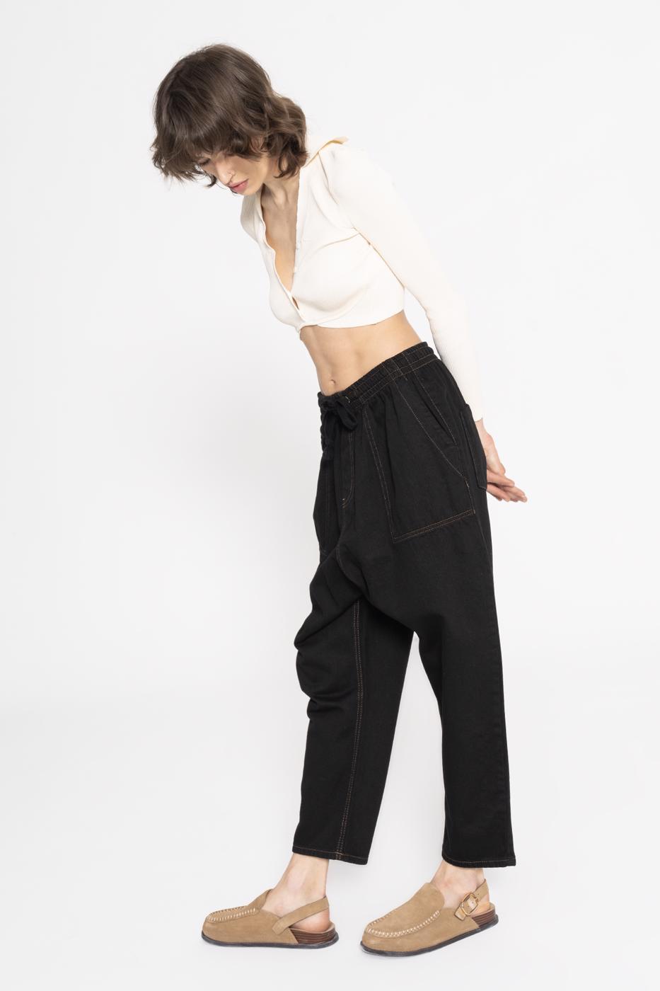 Carrot Pants Black