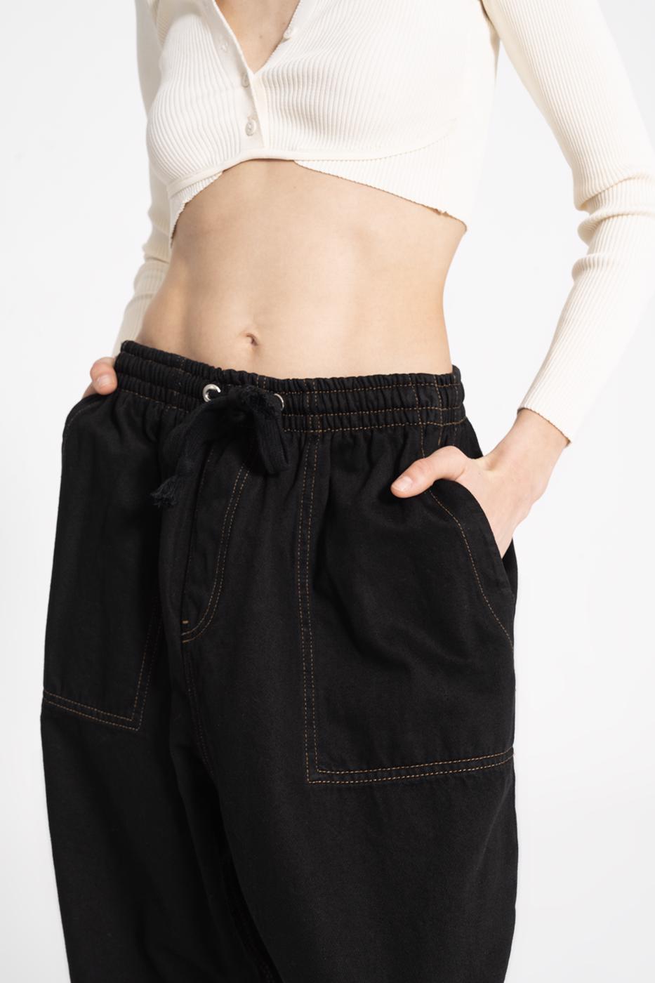 Carrot Pants Black
