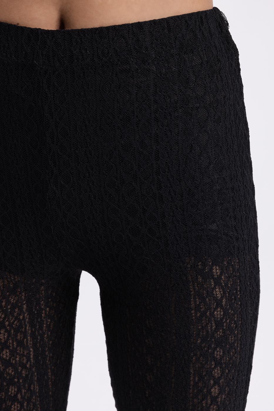 Flare Leg Lace Trousers