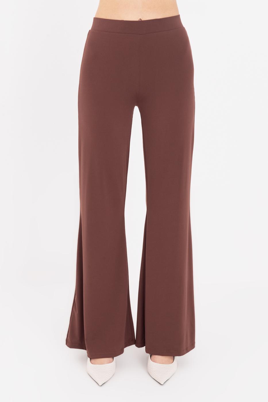 Flared Trousers Brown