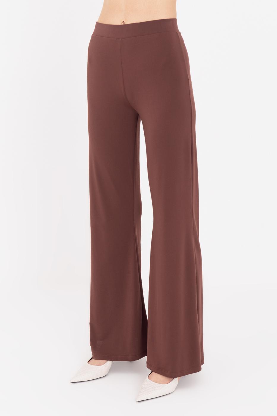 Flared Trousers Brown
