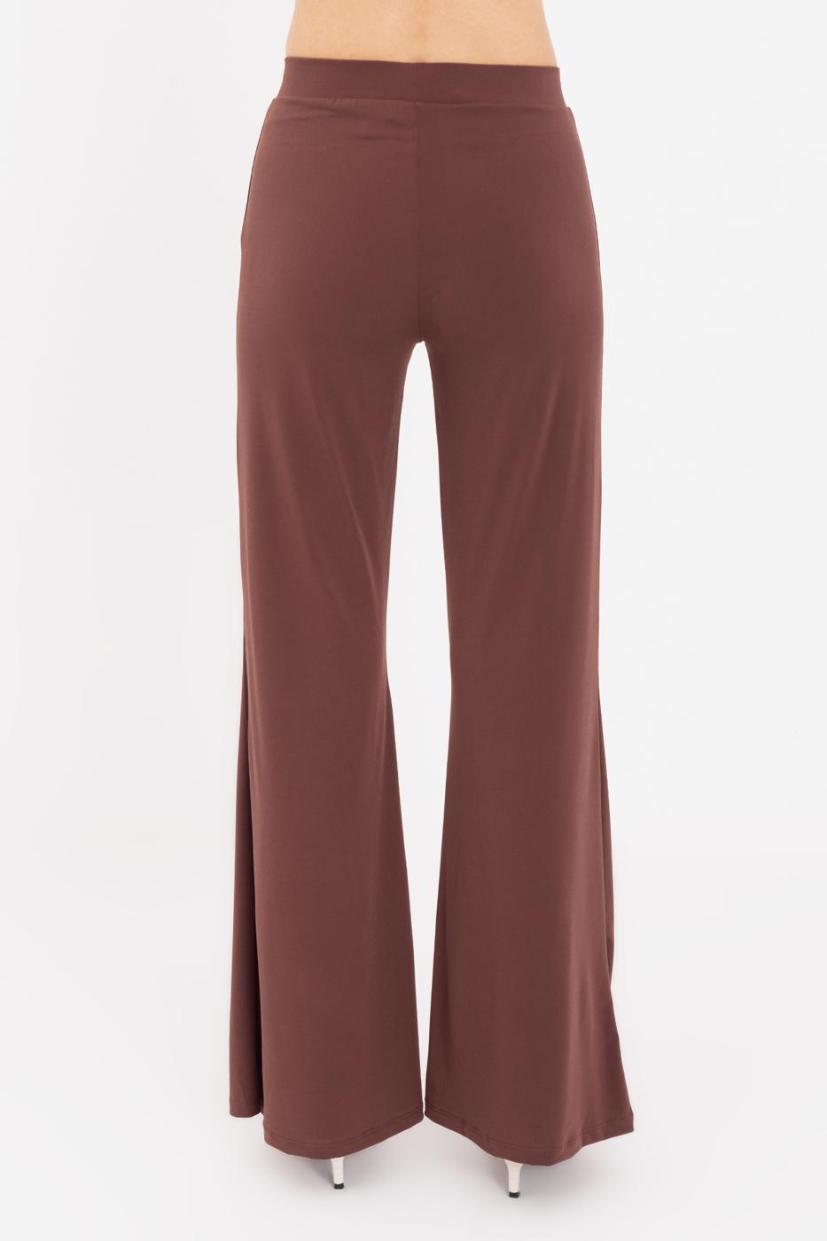 Flared Trousers Brown