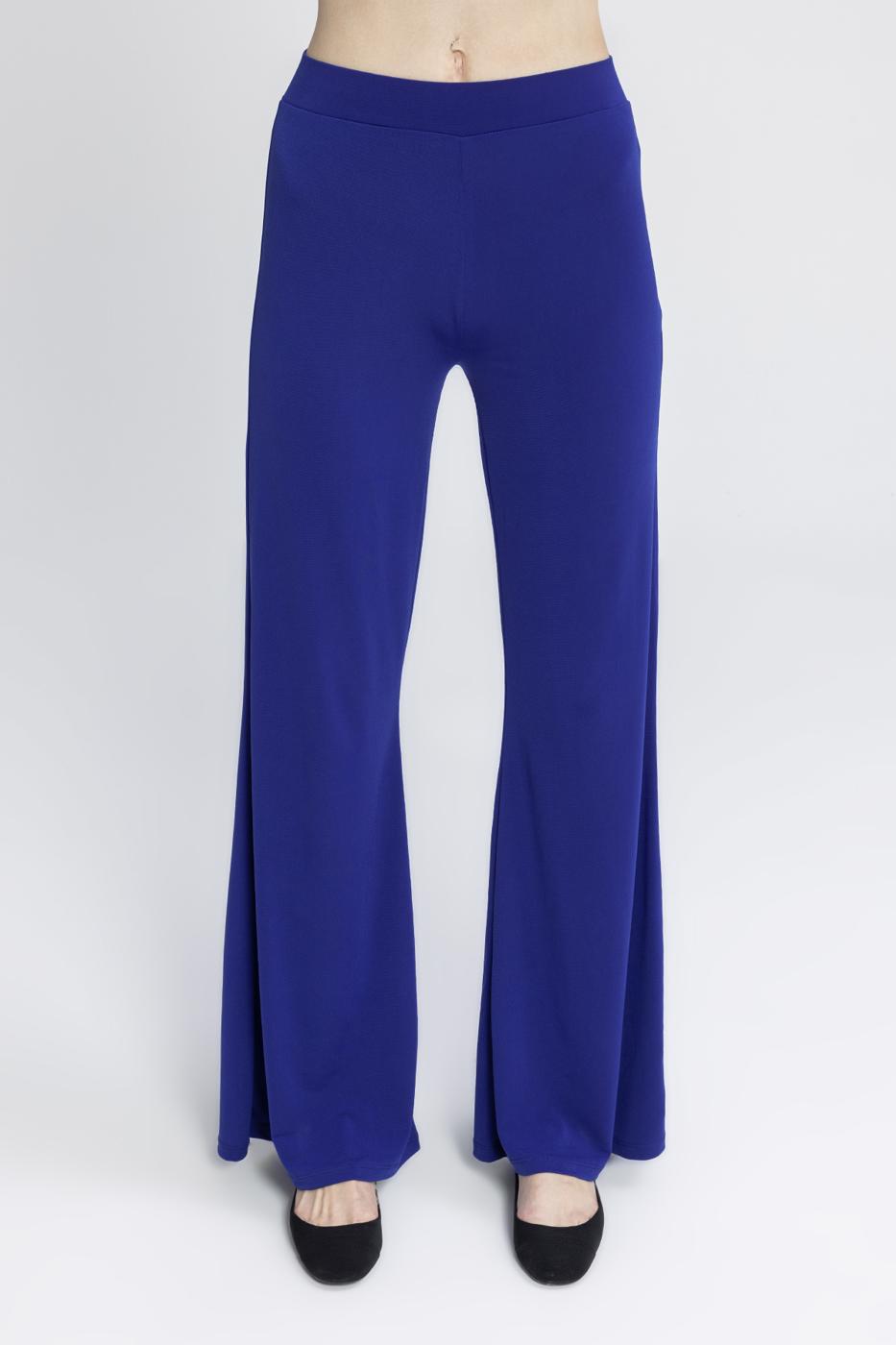 Flared Trousers Sax blue