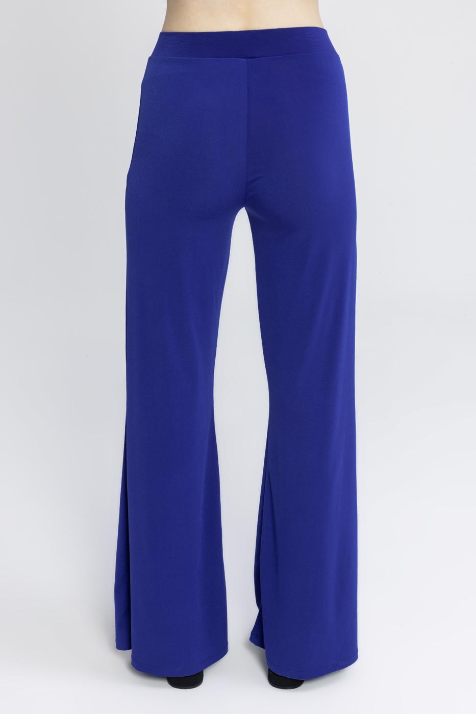 Flared Trousers Sax blue