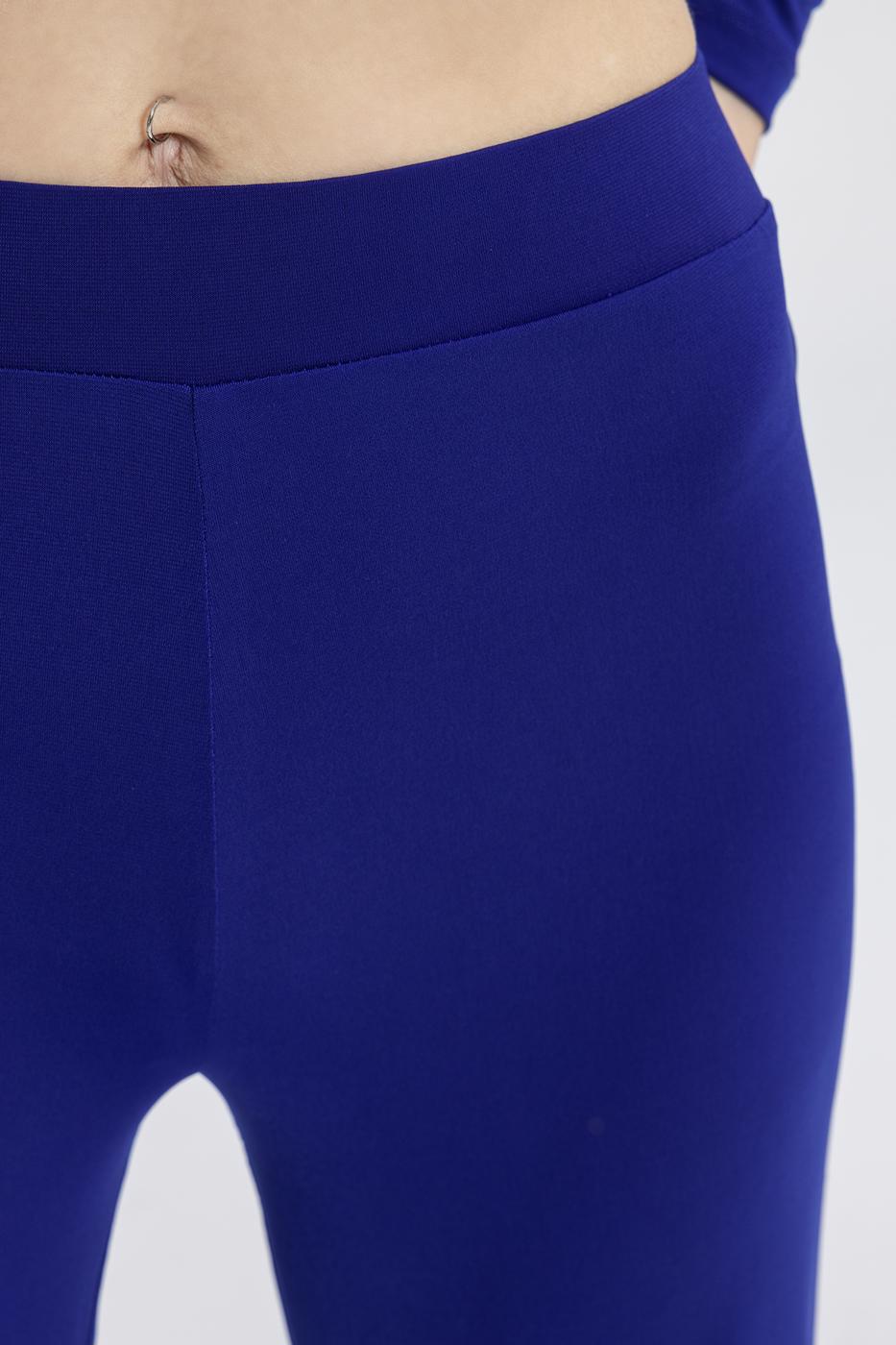 Flared Trousers Sax blue
