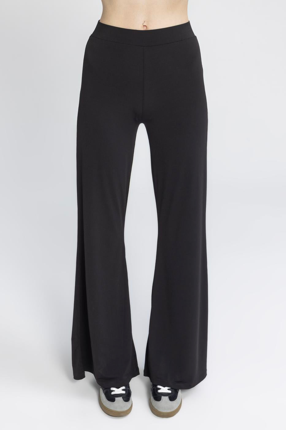 Flared Trousers Black