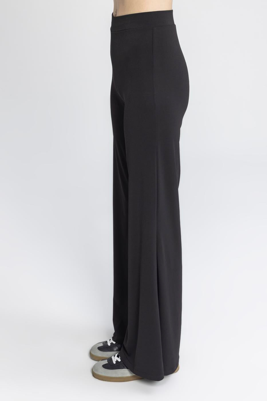 Flared Trousers Black
