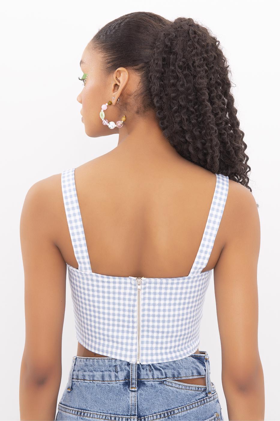 Strappy Tank Top L.blue