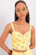 Strappy Tank Top Yellow