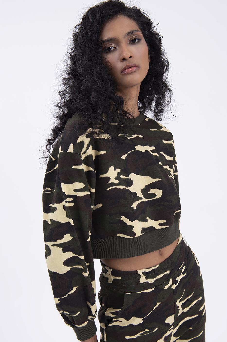 Camo sweatshirt