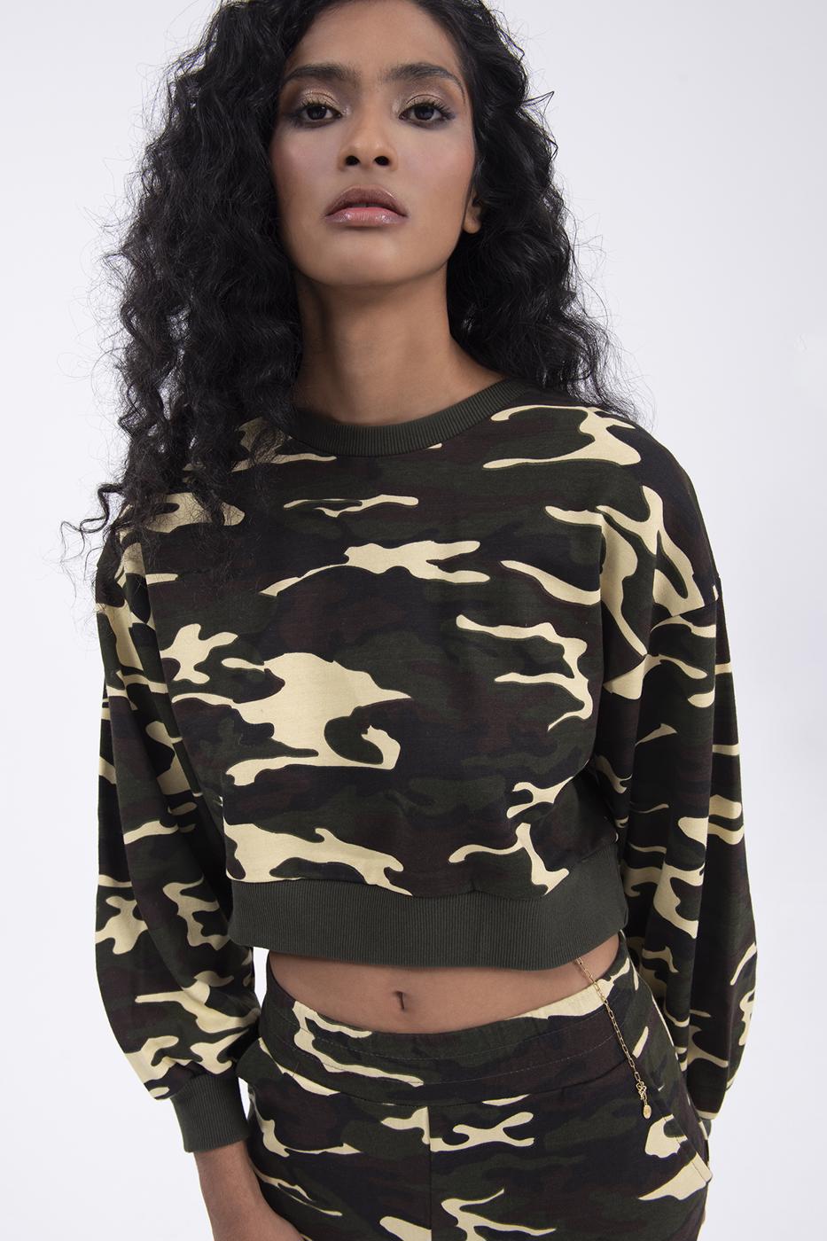 Camo sweatshirt
