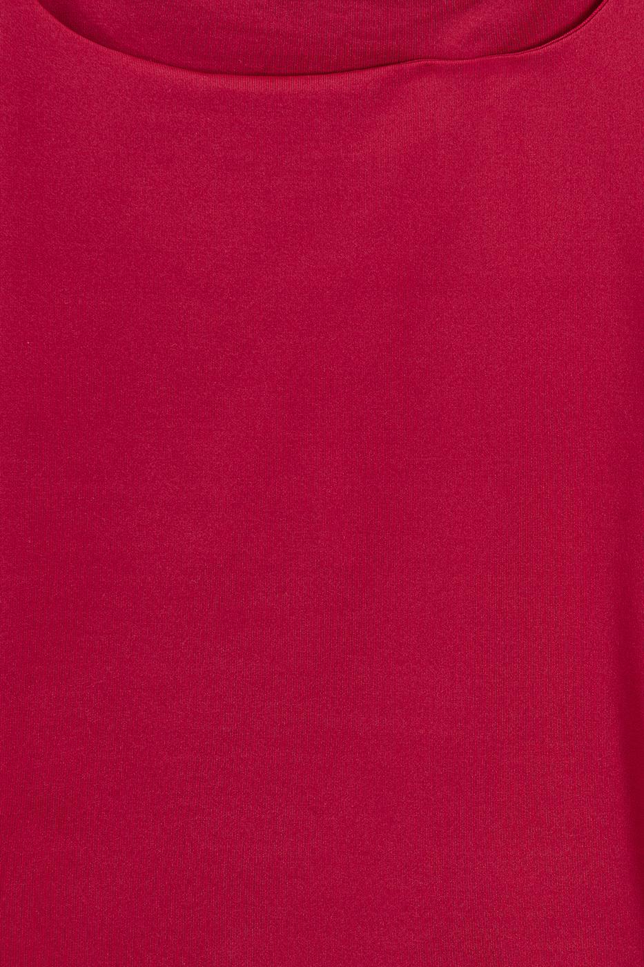 Square Neck Tank Top Burgundy