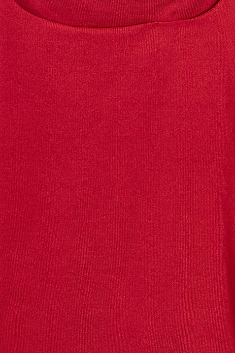 Square Neck Tank Top Red