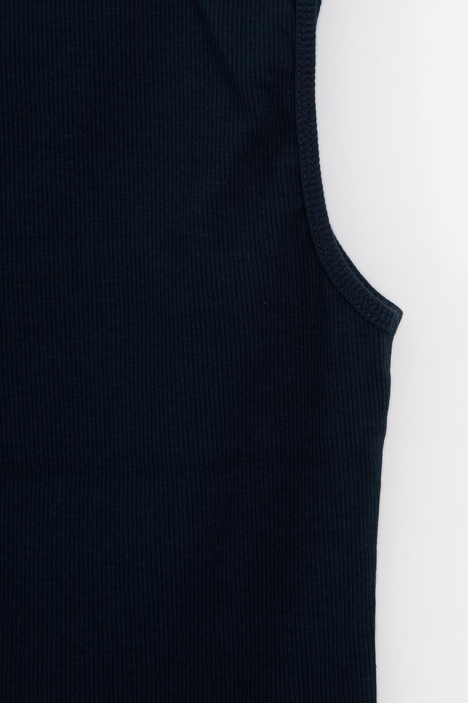 Square Neck Tank Top Navy