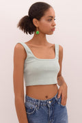 Square Neck Crop Body