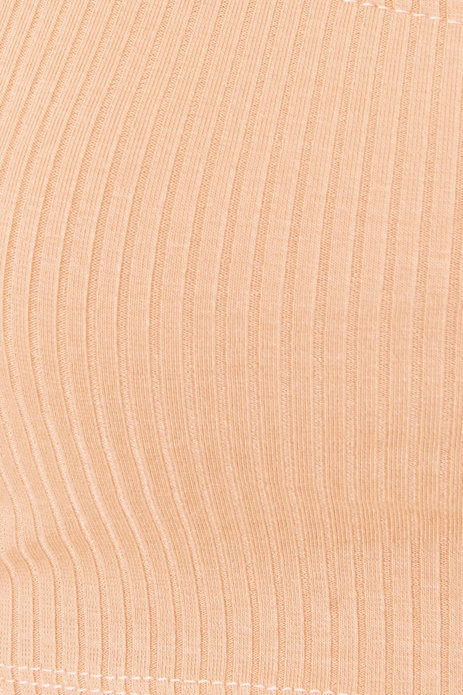 Square Neck Crop Top Salmon