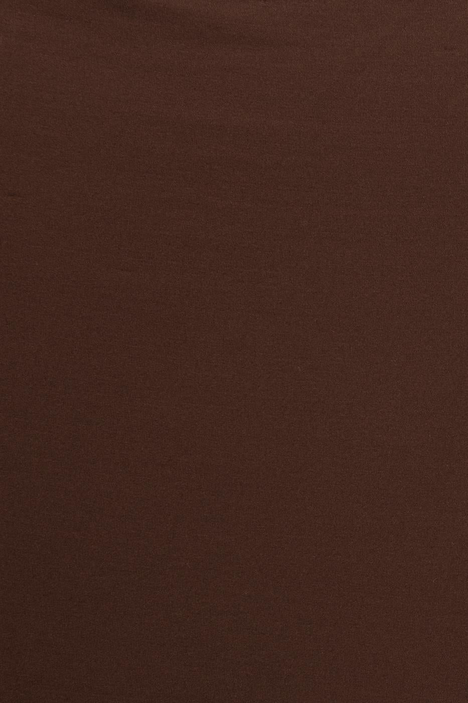 Boat Neck Top Brown