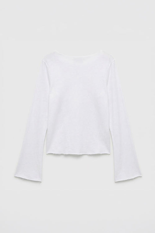 Boat Neck Top White