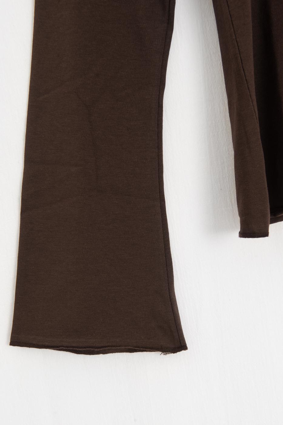 Boat Neck Top Brown