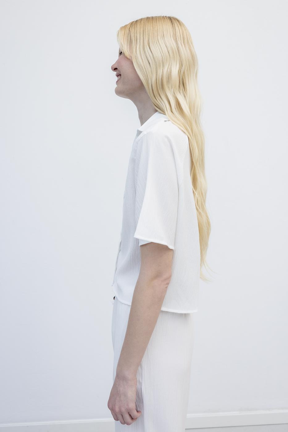 Short Sleeve Shirt Off whıte