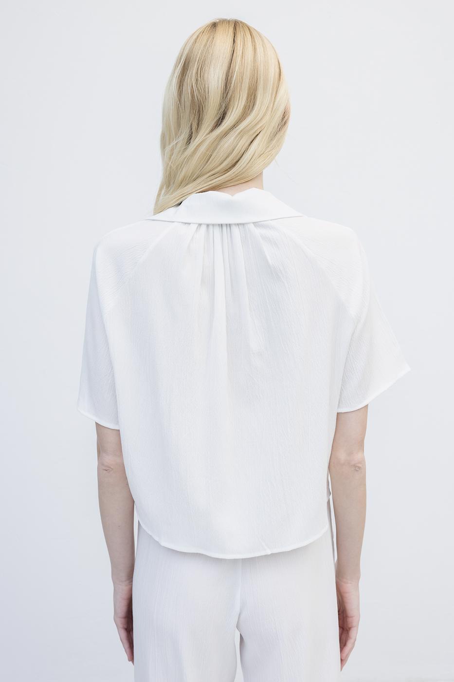 Short Sleeve Shirt Off whıte