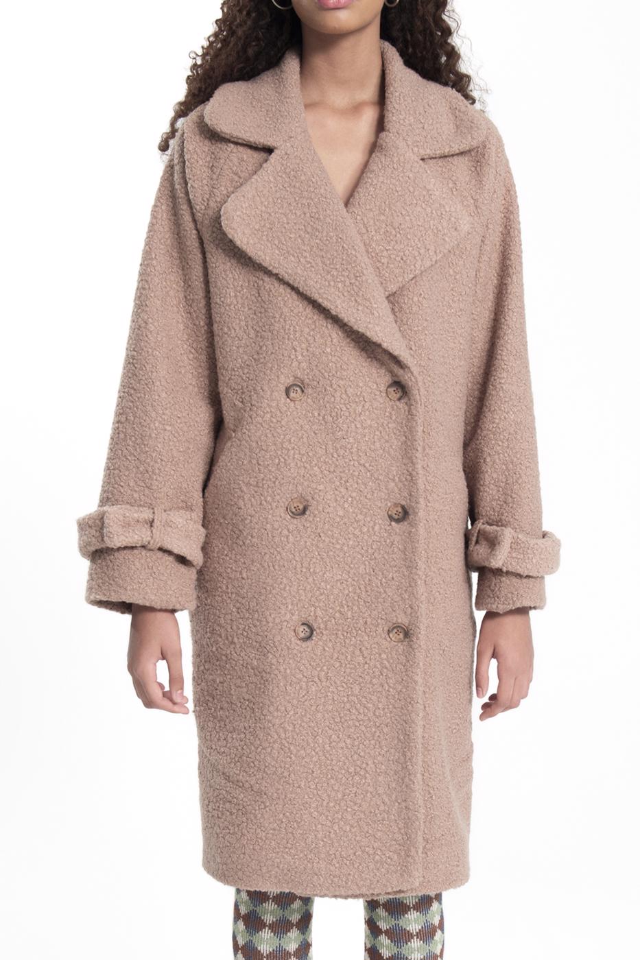 Long curl oat Beige