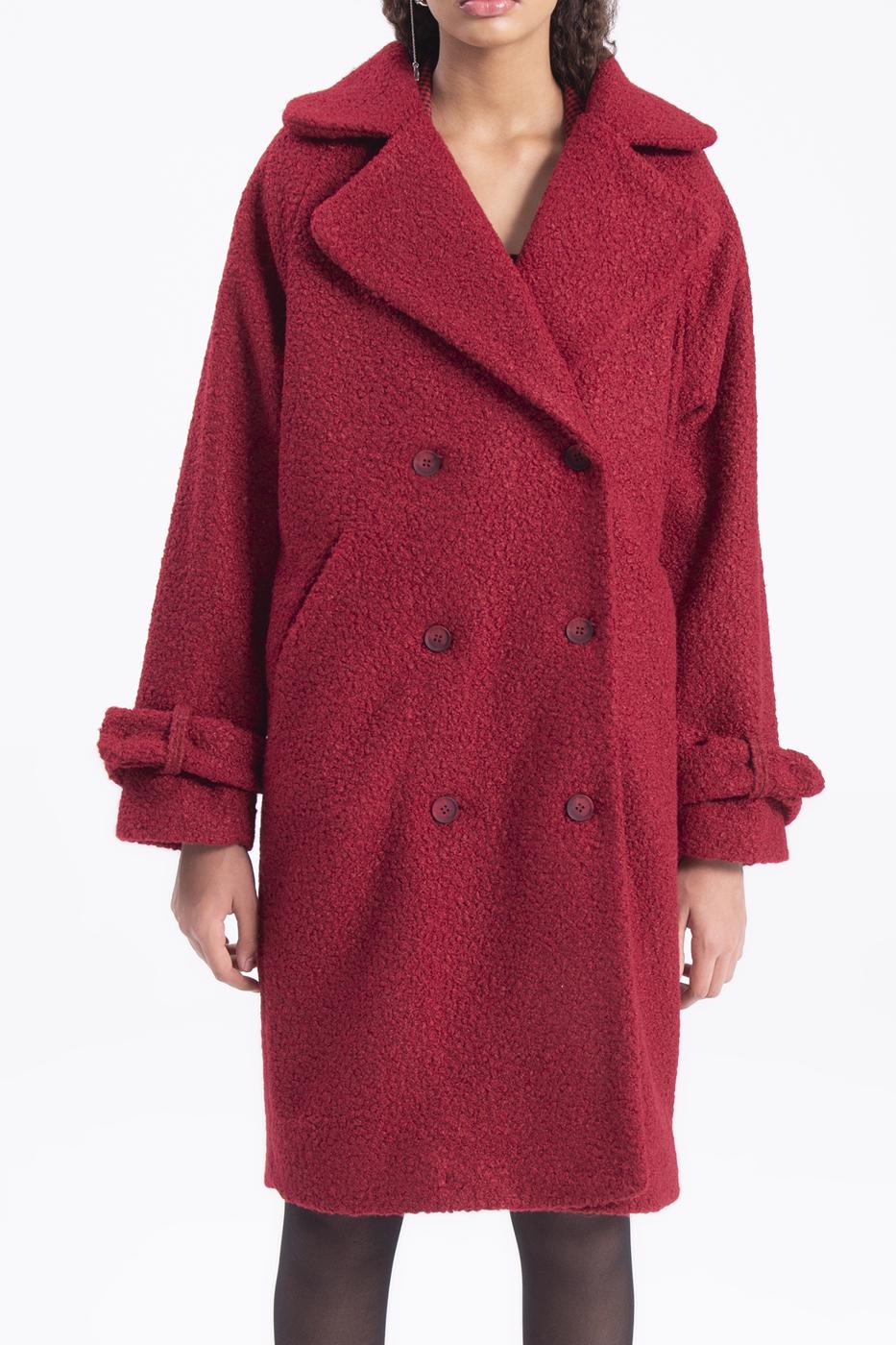 Long curl oat Burgundy